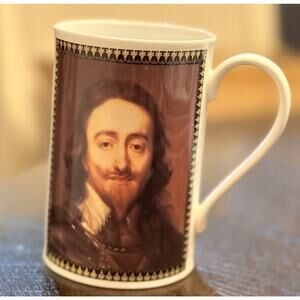 Dunoon Fine Bone China Mug – Charles I Historical Portrait, Made in England